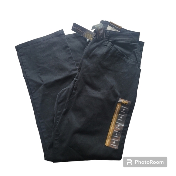 WOMEN’S STRETCH RELAXED FIT STRAIGHT LEG JEAN SIZE 8 SHORT - Picture 1 of 11